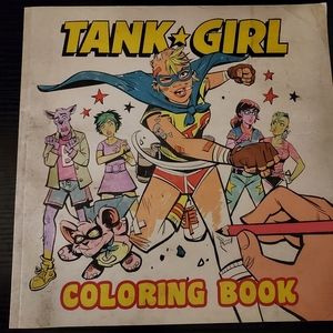 Tank Girl Adult Coloring Book